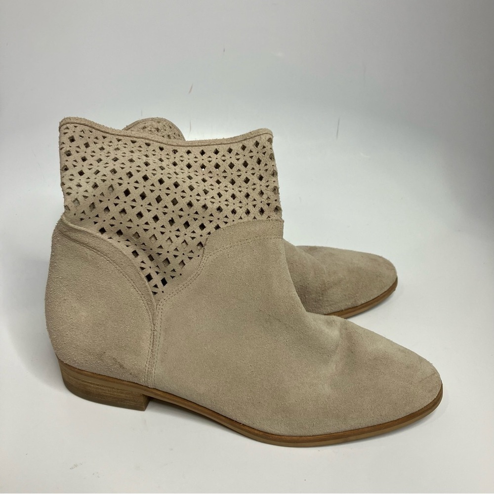 Michael Kors Sunny suede ankle boots tan size 9